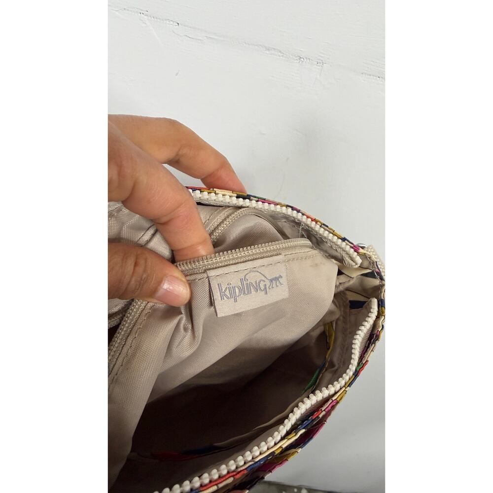 Kipling Attyson Crossbody Shoulder Bag multicolor swirl print View 6